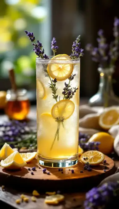 Honey-Lavender Lemonade: A Sip of Sunshine and Serenity
