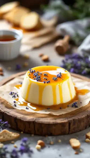 Honey Lavender Panna Cotta