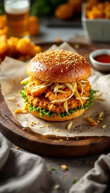 Katsu Shrimp Burger