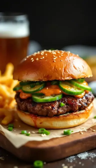 Korean Bulgogi Burger