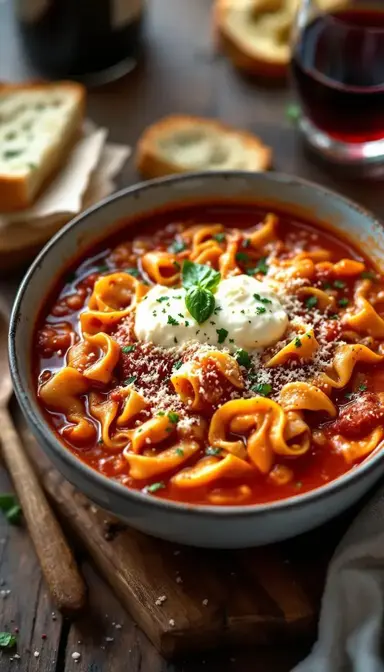 Lasagna Soup