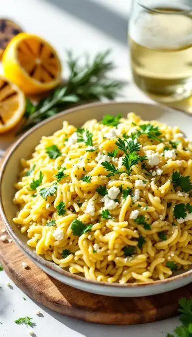 Lemon Herb Orzo