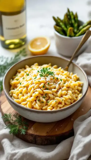 Lemon Orzo