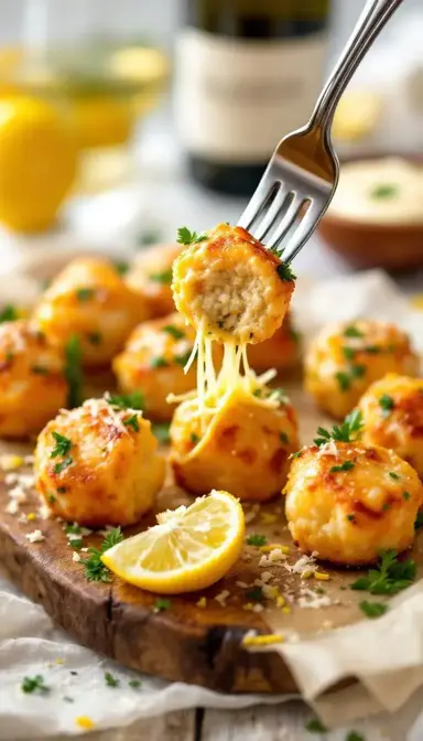 Lemon Parmesan Shrimp Meatballs