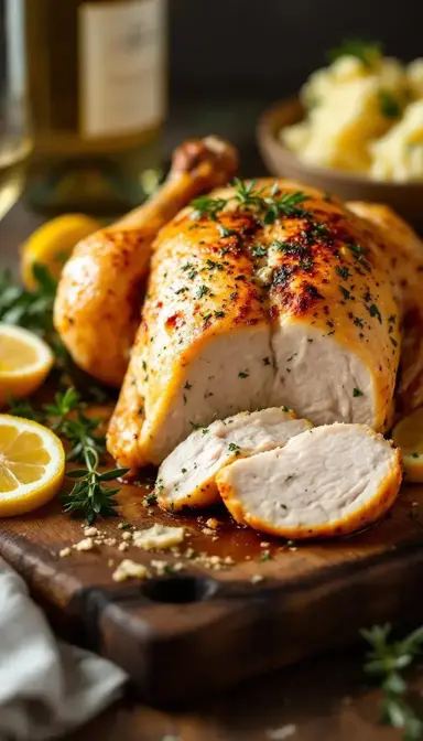 Lemon-Thyme Roasted Chicken: A Zesty, Herb-Kissed Masterpiece