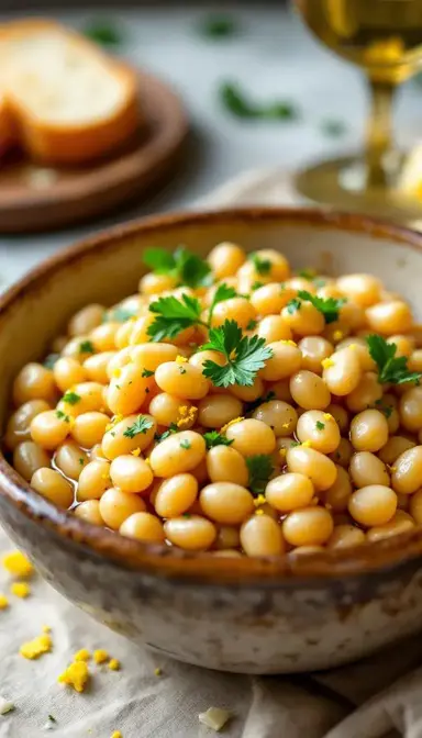 Marinated White Beans