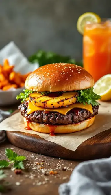 Maui Burger with Pineapple