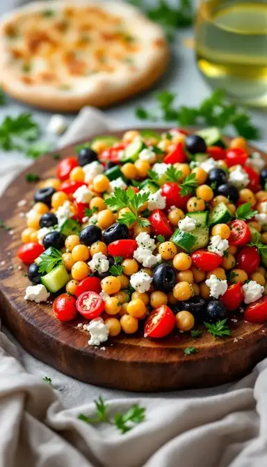 Mediterranean Chickpea Salad