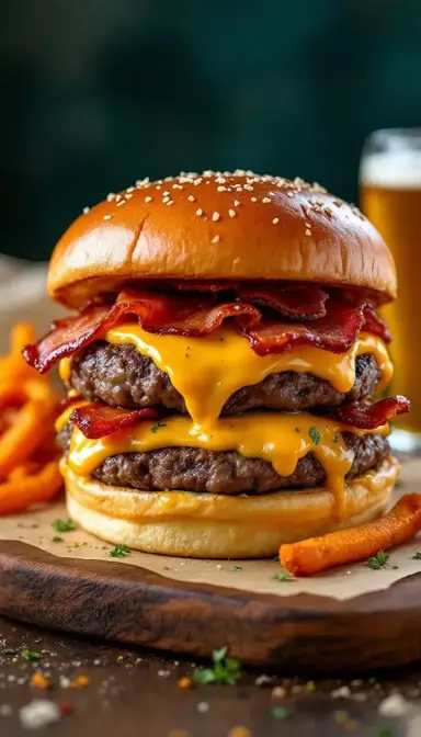 Mega Bacon Cheeseburger 1
