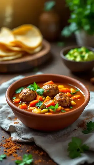 Mexican Albondigas Soup