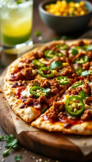 The Ultimate Mexican Pizza with Chorizo, Jalapeños, and Queso Fresco