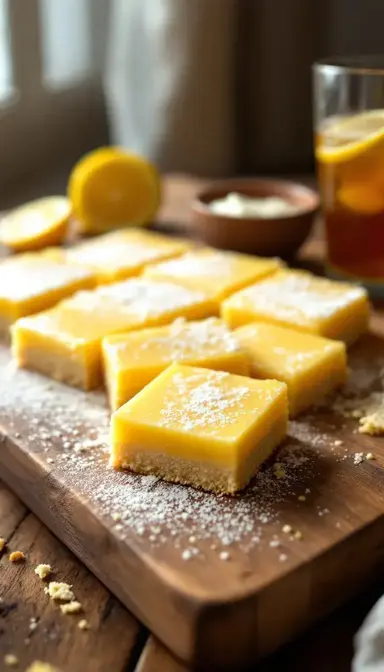 Meyer lemon bars
