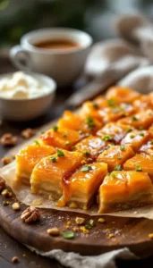 Orange Blossom Baklava: A Fragrant Symphony of Flaky, Nutty Bliss