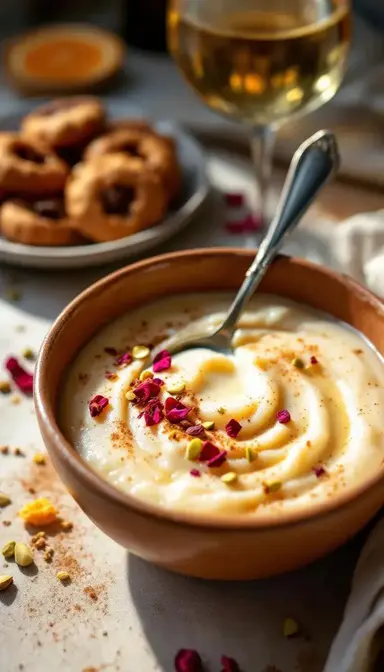 Orange Blossom Rice Pudding