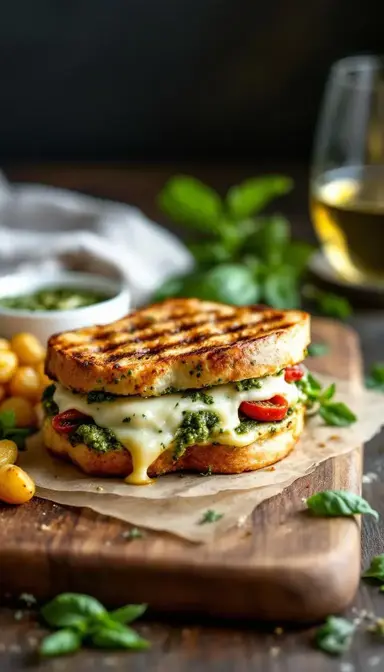 Pesto Chicken Panini