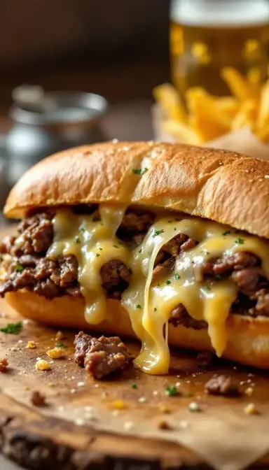 Philly Cheesesteak Sandwich