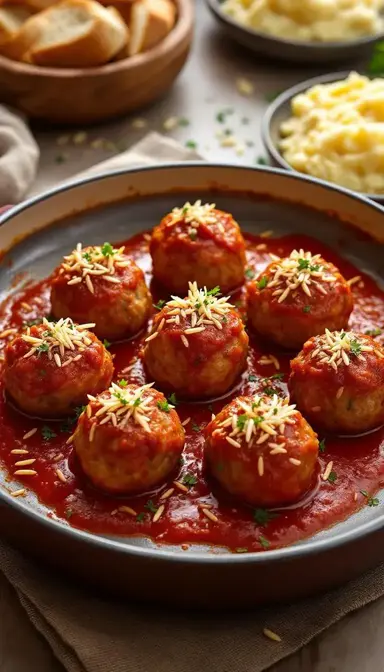 Porcupine Meatballs in Tomato Sauce