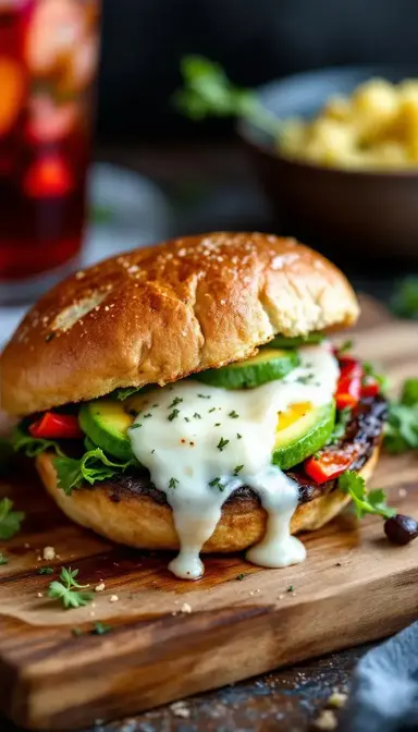 Portobello Mushroom Sandwich