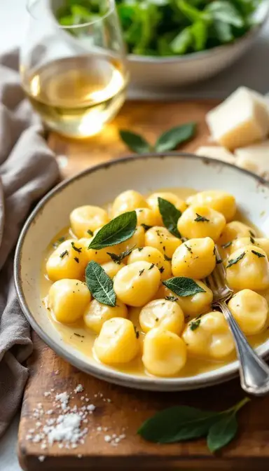 Potato Gnocchi with Sage Butter