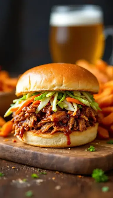 Pulled Pork Slaw Slider