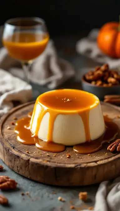 Pumpkin Spice Panna Cotta
