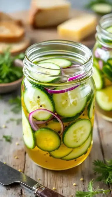 Quick Pickled Cucumbers