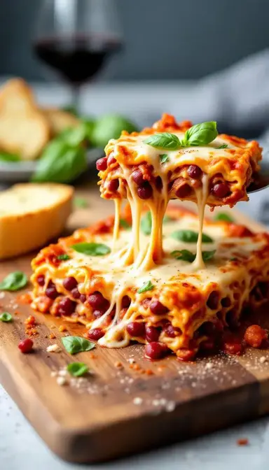 Red Bean Vegetarian Lasagna: A Hearty, Protein-Packed Twist on a Classic