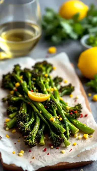 Roasted Broccolini with Lemon