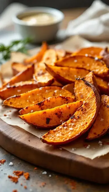 Roasted Sweet Potato Wedges