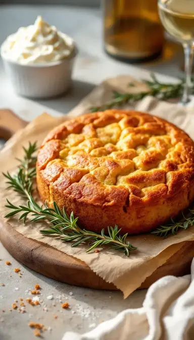 Rosemary Infused Olive Oil Cake