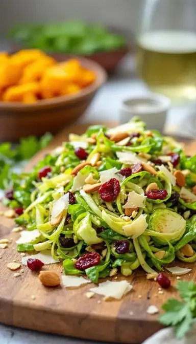 Shaved Brussels Sprout Salad