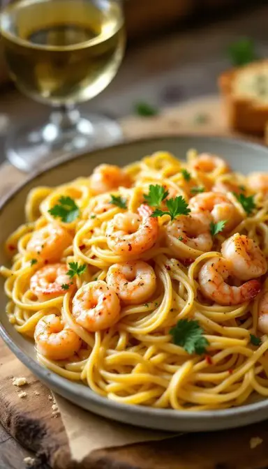 Shrimp Scampi Pasta