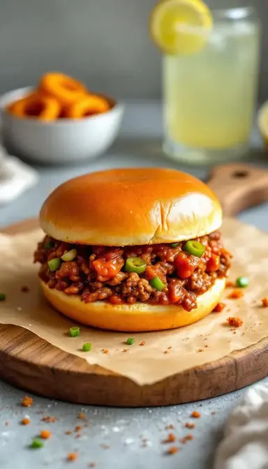 Sloppy Joe Sandwich