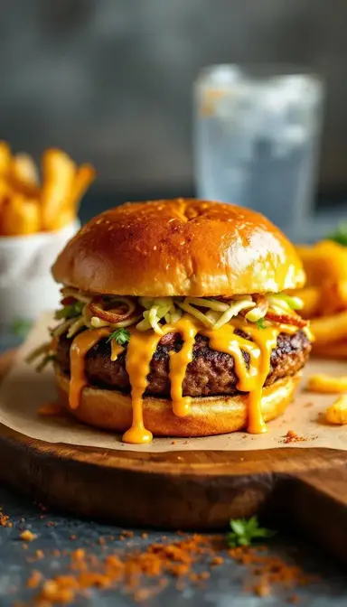 Slutty Vegan Style Burger