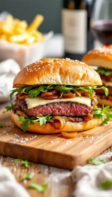 Steak Sandwich with Caramelized Onions