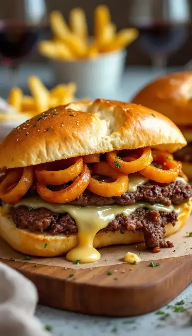 Steak and Caramelized Onion Sandwich
