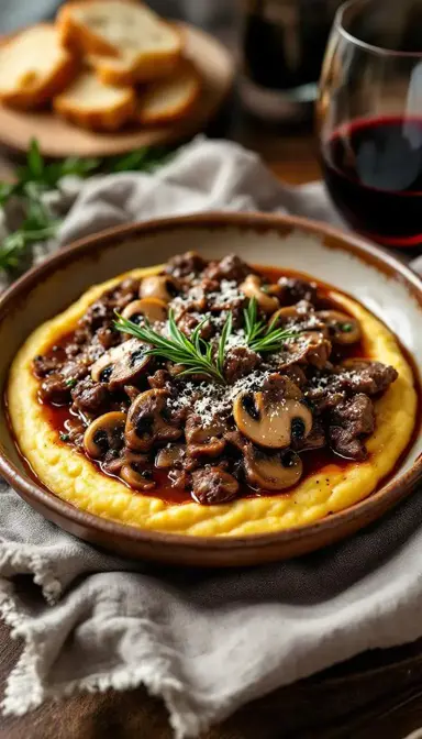 Steak and Mushroom Ragu