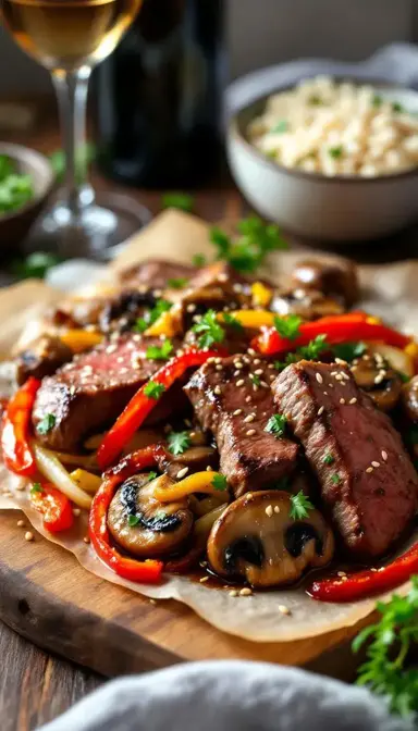 Steak and Mushroom Stir Fry