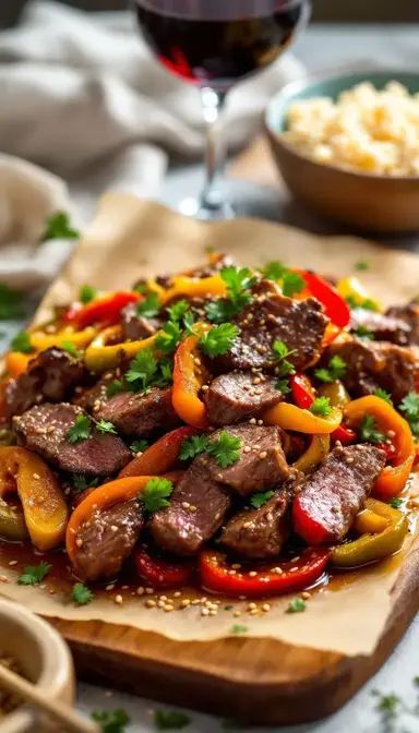 Steak and Pepper Stir Fry