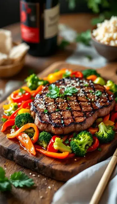 Steak and Vegetable Stir Fry 1