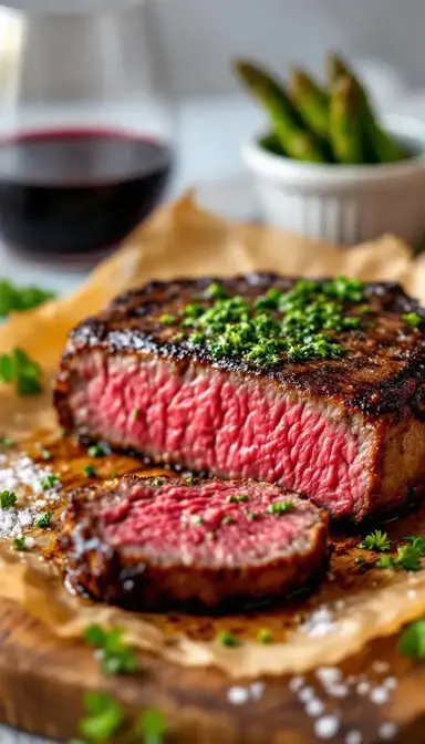 Steak with Chimichurri Butter