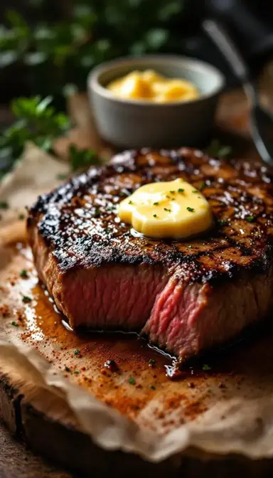 Steak with Paprika Smoked Butter