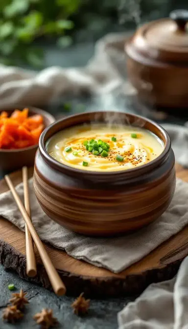 Steamed Egg Custard Gyeran jjim