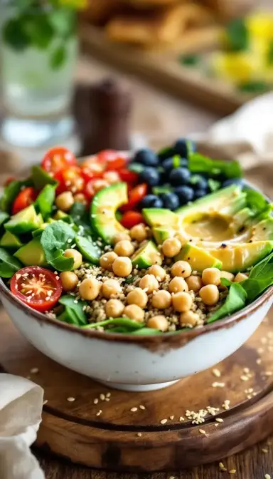 Tahini Dressed Grain Bowl