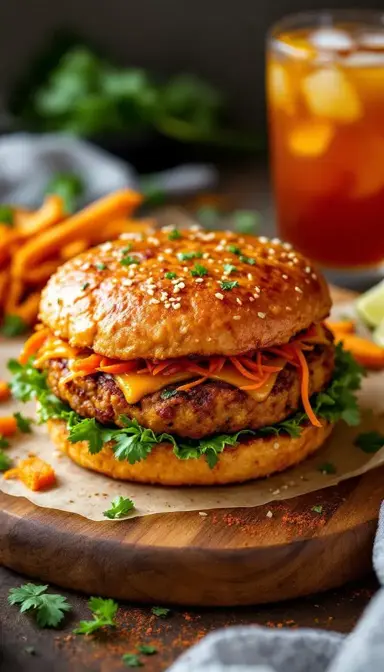 Tempeh Veggie Burger