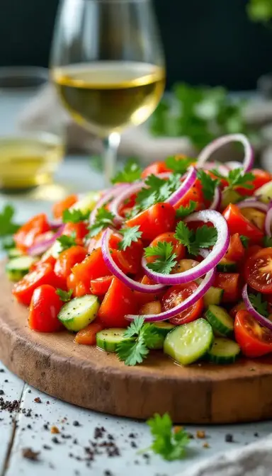 Tomato Cucumber Salad