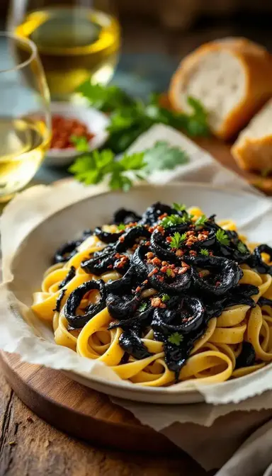 Troccoli al Ragu di Seppia