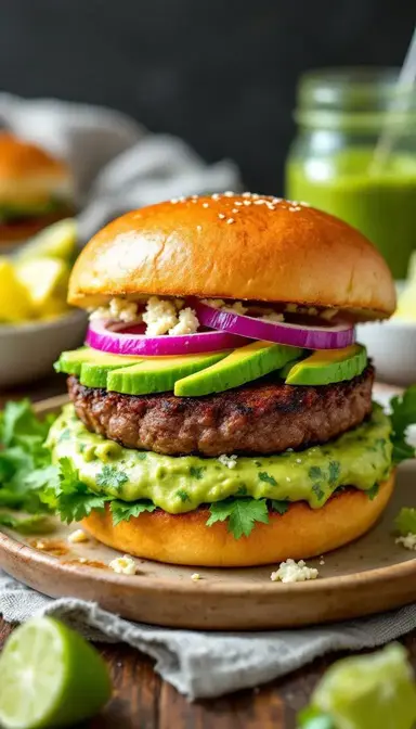 Verde Sauce Burger