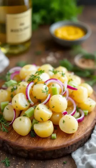Vinegar Based Potato Salad