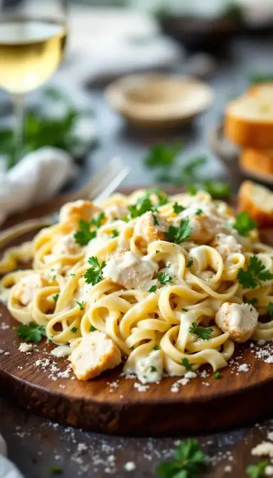 Whipped Ricotta Chicken Pasta